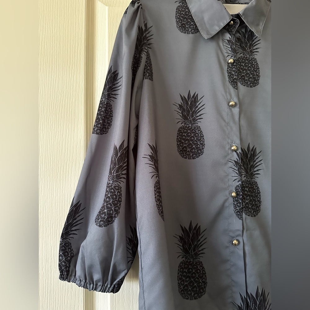 Button Down Blouse - Picture 3 of 6